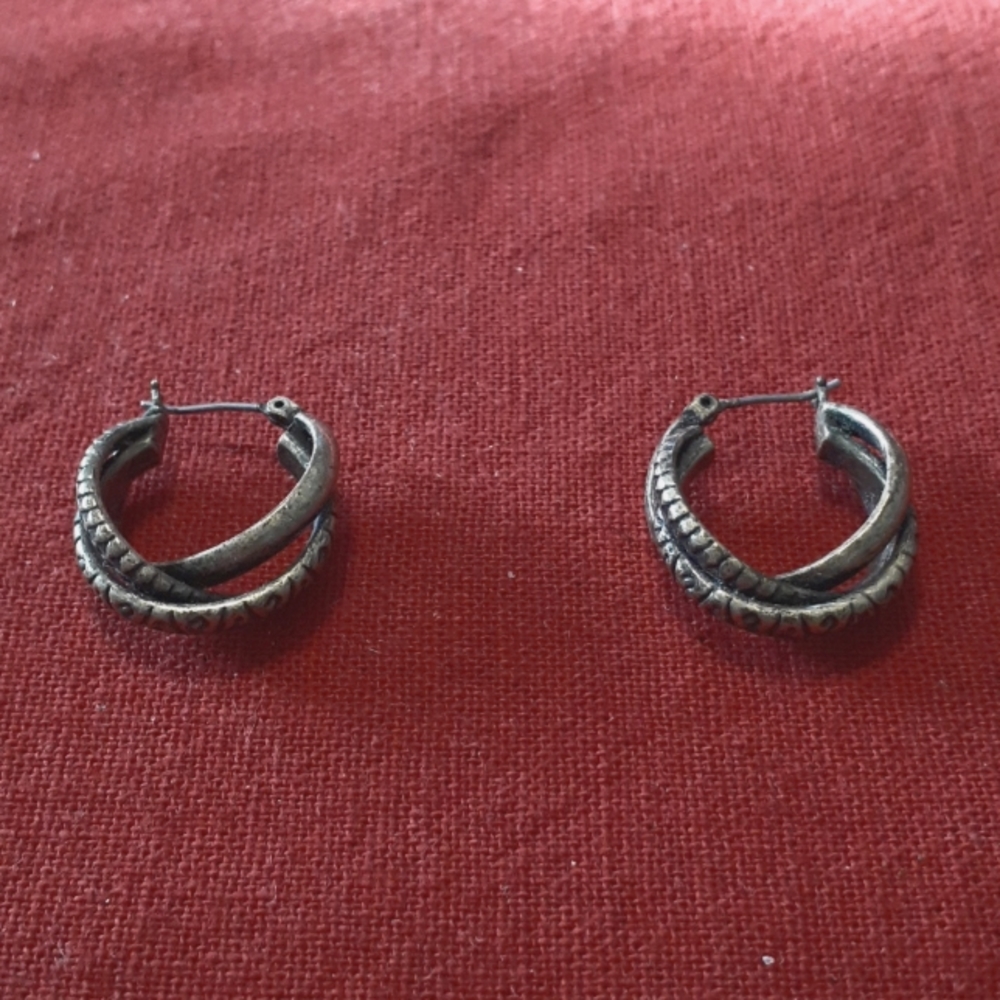 Small hoop earrings